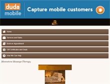 Tablet Screenshot of moonstonespa.com